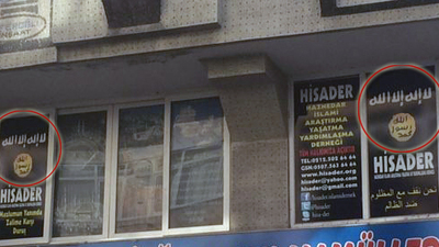 Güngören'de IŞİD tabelası!