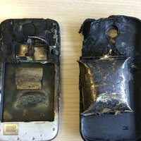 Galaxy S4 böyle patladı!