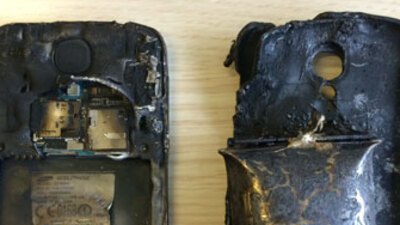 Galaxy S4 böyle patladı!