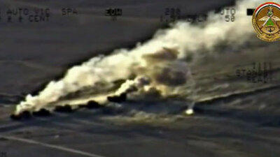 Irak ordusu, IŞİD'i havadan böyle vurdu