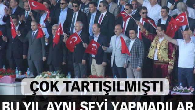 Mehmet Müezzinoğlu Kırkpınar'da bayrağı ayakta selamladı