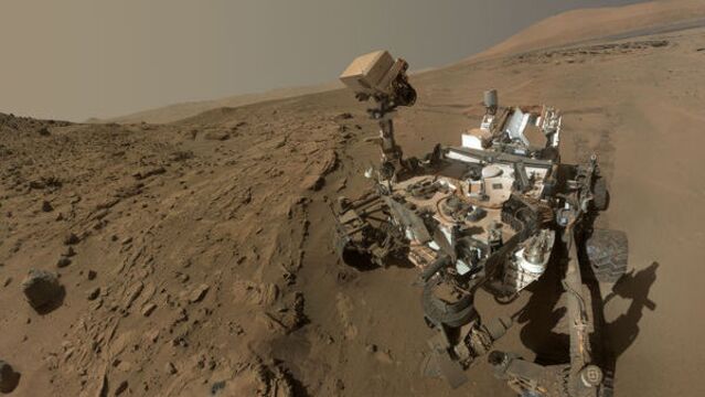 Mars'ta selfie!