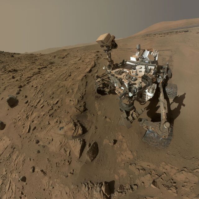 Mars'ta selfie!