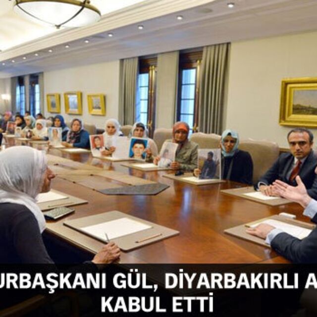 Cumhurbaşkanı Gül Diyarbakırlı aileleri kabul etti