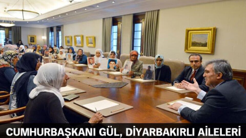 Cumhurbaşkanı Gül Diyarbakırlı aileleri kabul etti