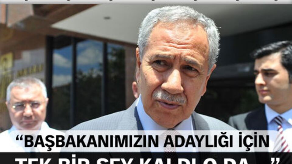 Arınç'tan Başbakan'la ilgili flaş açıklama!