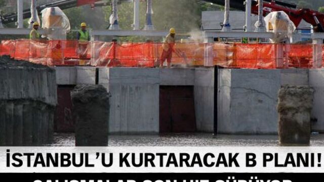 İstanbul'daki su sıkıntısı için B planı!