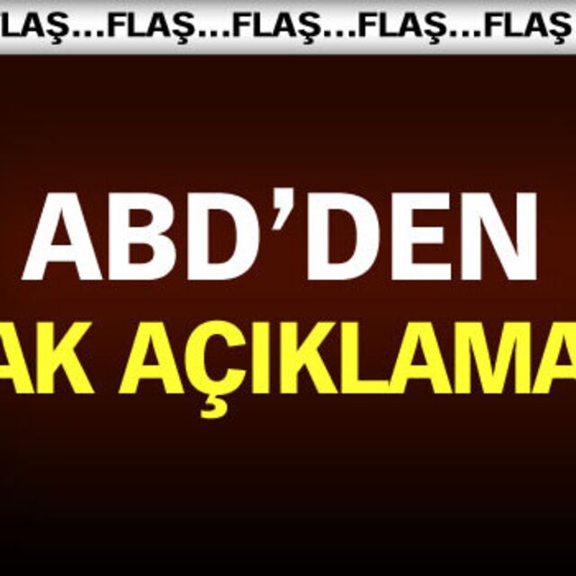 ABD'den flaş Irak açıklaması