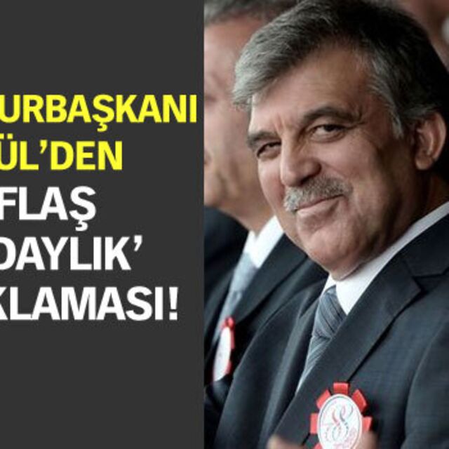 Cumhurbaşkanı Gül: Aday olmayacağım