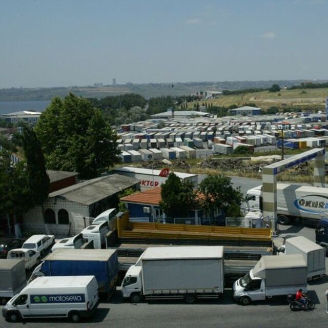 Halkalı'da TIR eylemi