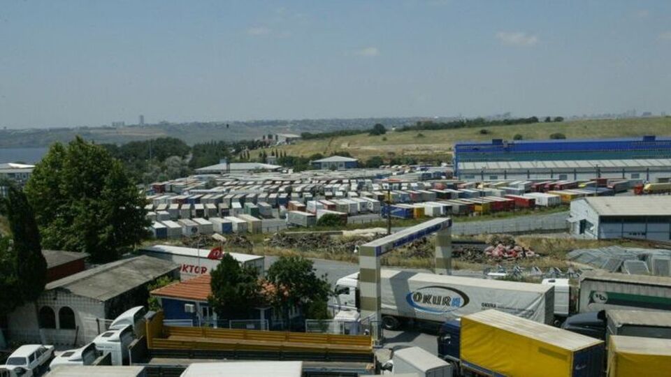 Halkalı'da TIR eylemi