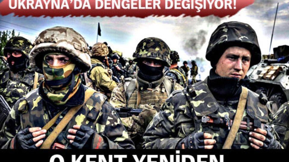Ukrayna ordusu, Slavyanks'ı geri aldı