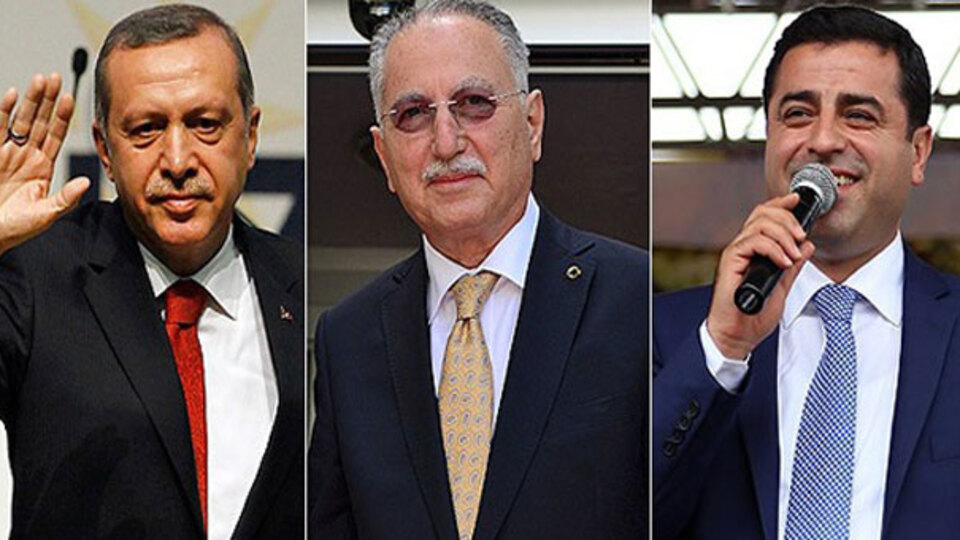 Erdoğan miting, İhsanoğlu tur dedi, Demirtaş sahili seçti