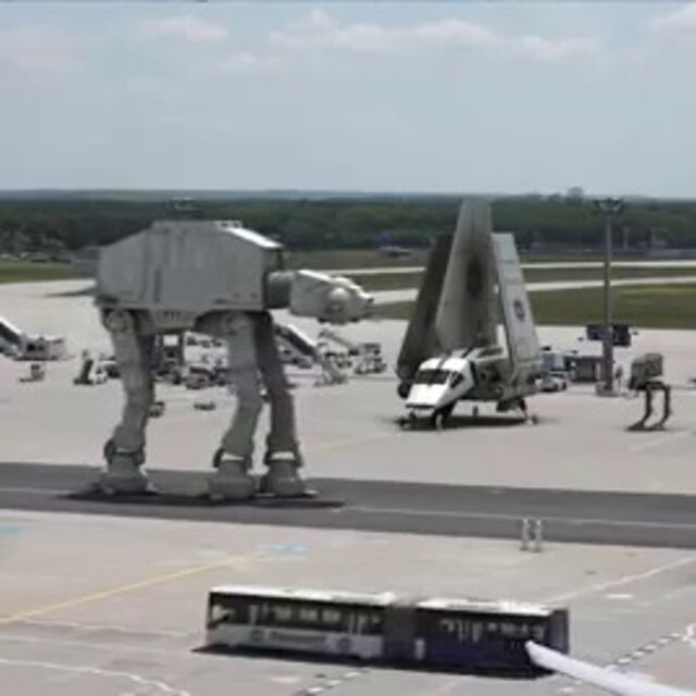 Star Wars setinden inanılmaz görüntüler!