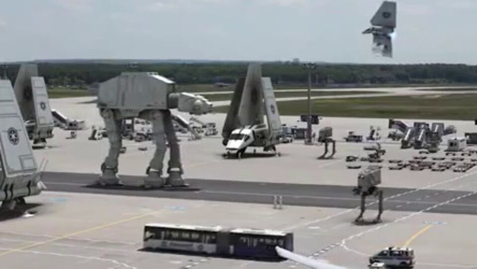 Star Wars setinden inanılmaz görüntüler!