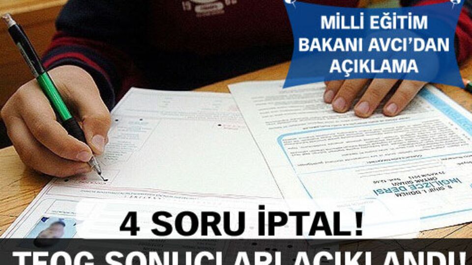 TEOG sonuçları açıklandı!