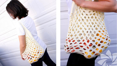 Eski tişörtten çanta yapmak