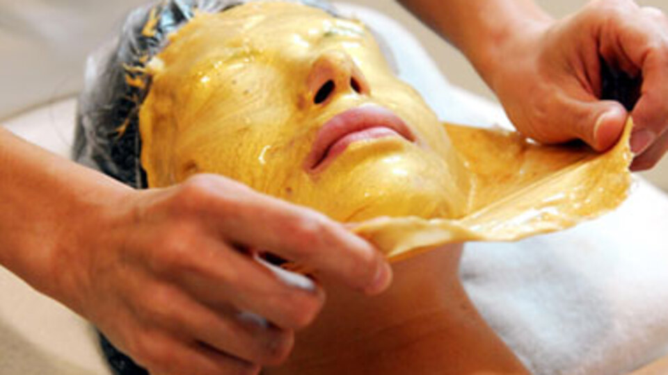 Canlı cildin sırrı 'altın maske'