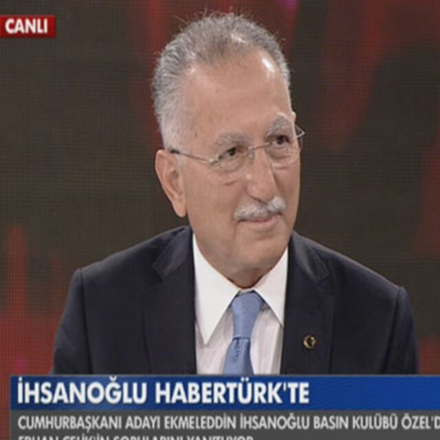 Ekmeleddin İhsanoğlu Basın Kulübü'nde!