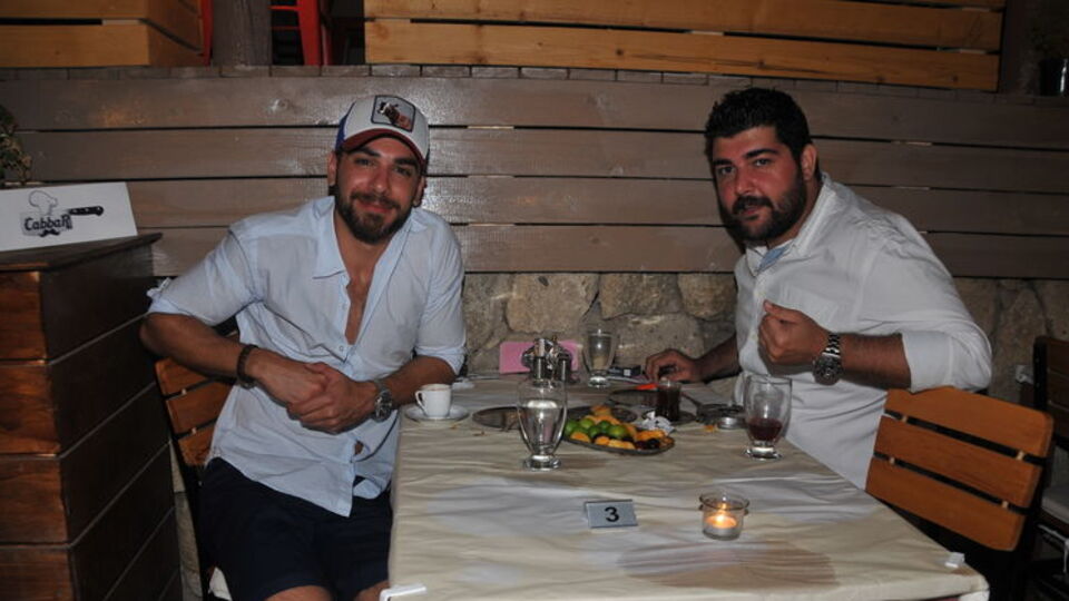 Set öncesi Alaçatı'da