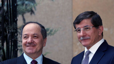 Dışişleri Bakanı Davutoğlu Barzani ile görüştü