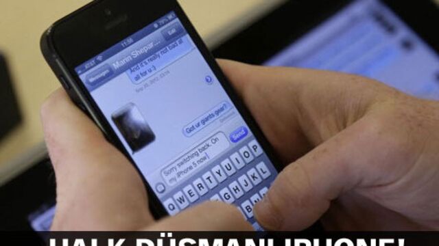 Halk düşmanı iPhone!