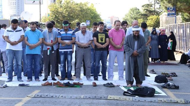 İsrail'in İstanbul Başkonsolosluğu önünde protestolar sürüyor