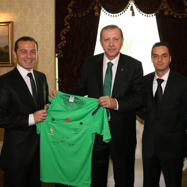 Erdoğan, Cüneyt Çakır'ı kabul etti