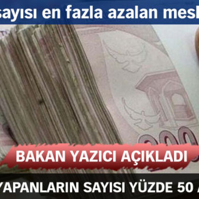 İşte sayısı en fazla azalan meslek!