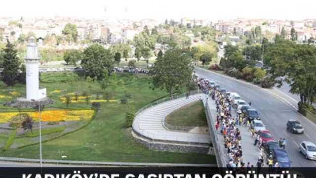 Kadıköy'de şaşırtan görüntü