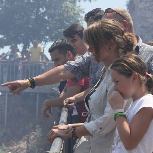 Alanya Kalesi'nde korkutan yangın
