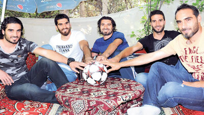 Beşibiryerde futbolcu