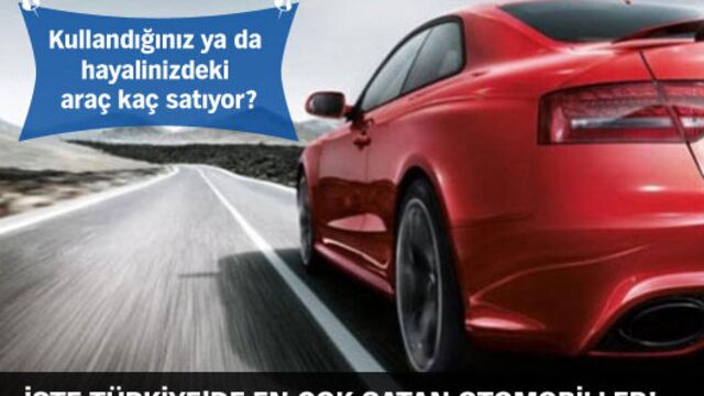İşte Türkiye'de en çok satan otomobiller!