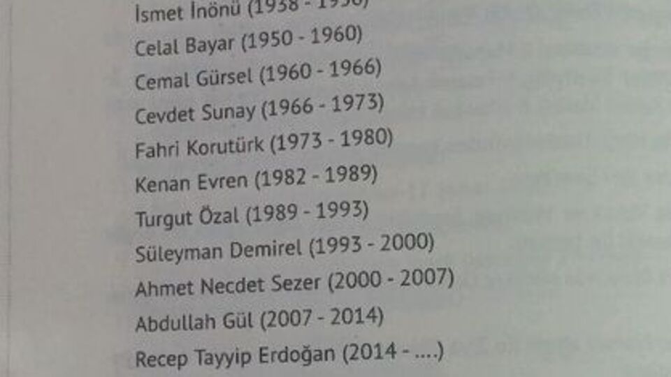 Recep Tayyip Erdoğan'ı, 12. Cumhurbaşkanı olarak yazdılar!