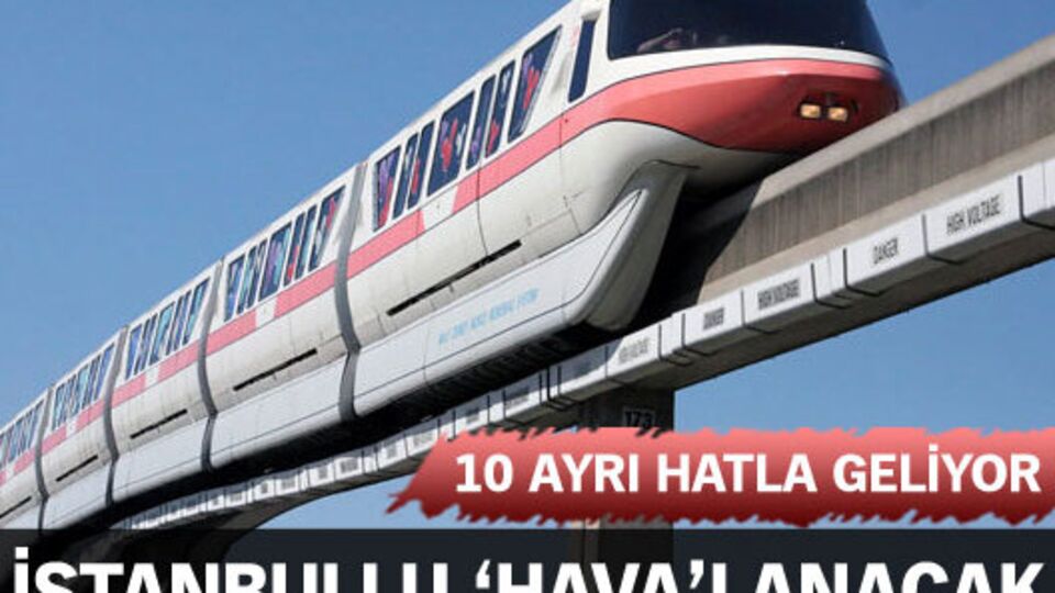 İstanbullulara havaray müjdesi