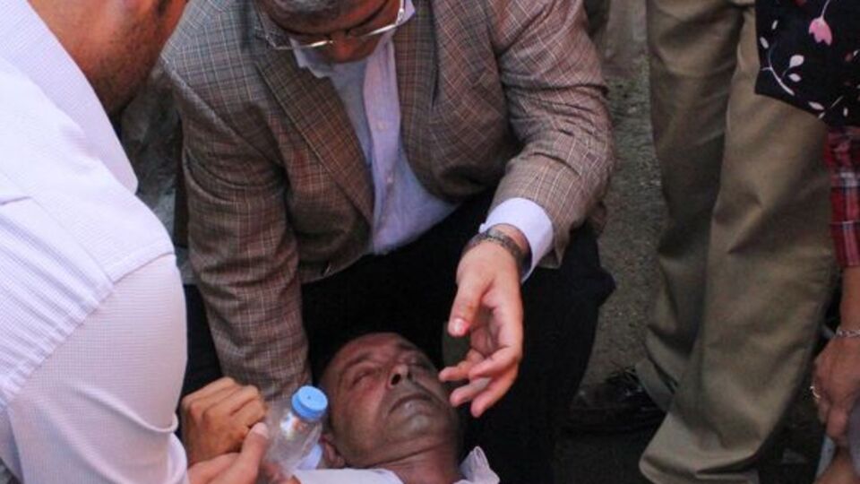 Kalp krizi geçiren vatandaşa ilk müdahale milletvekilinden