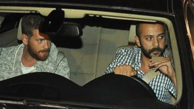 Polis motoruna çarptılar!