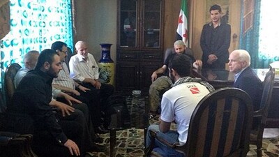 "ABD'li senatör ile IŞİD lideri bir arada"