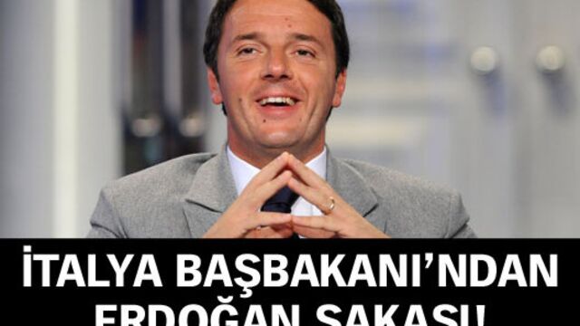 İtalyan Başbakan'dan Erdoğan şakası