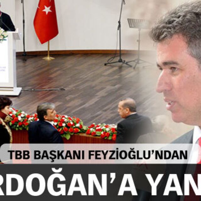 TBB Başkanı Feyzioğlu'ndan Başbakan Erdoğan'a yanıt