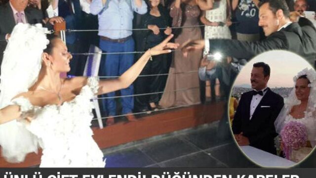 Ünlü çift evlendi!