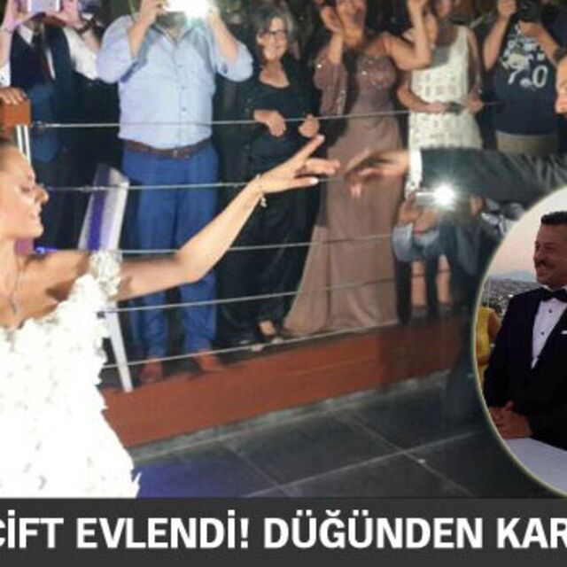 Ünlü çift evlendi!