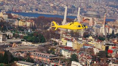 Helikopterle İstanbul turu!