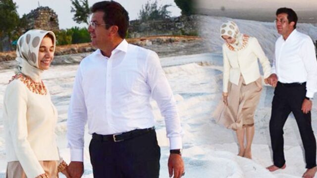 Bakan'ın romantik dakikaları