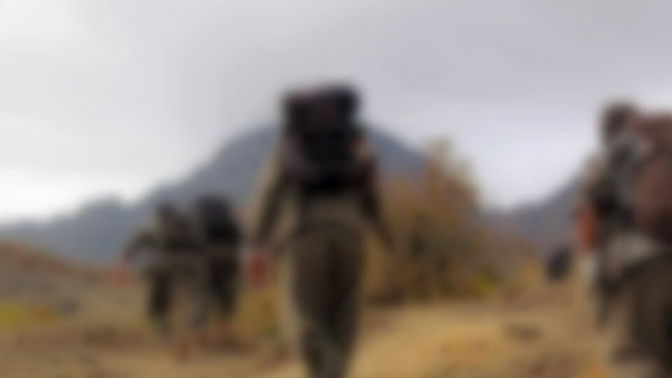 PKK'lılar yol kesip araç yaktı