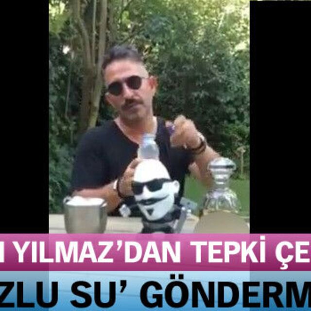 Cem Yılmaz'dan 'buzlu su' göndermesi