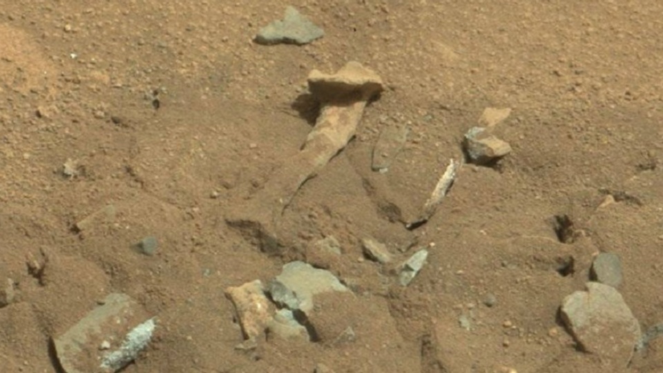 'Mars'ta insan kemiği' iddiası