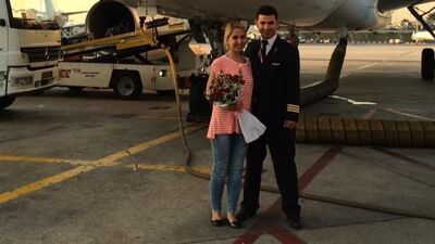 10 bin metrede THY pilotundan evlenme teklifi