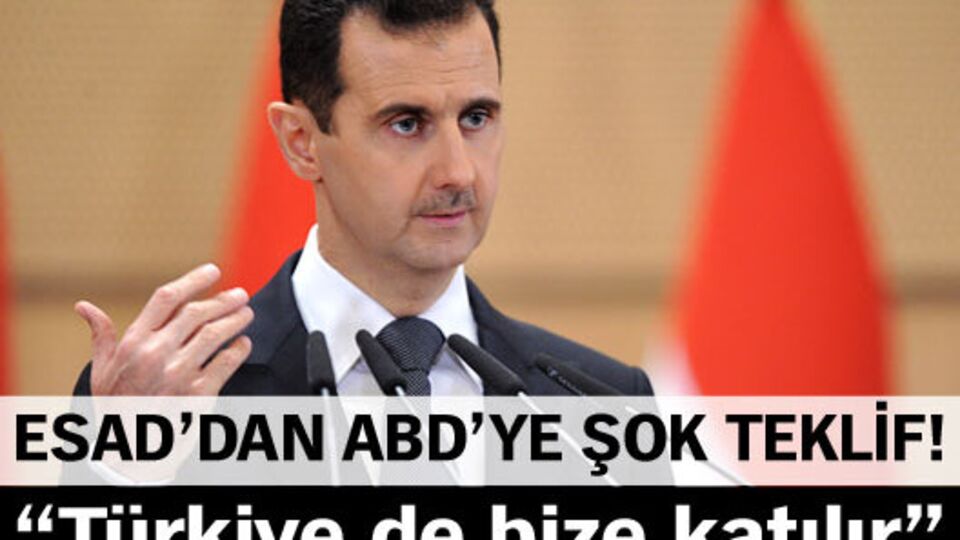 Esad'dan ABD'ye şok teklif!