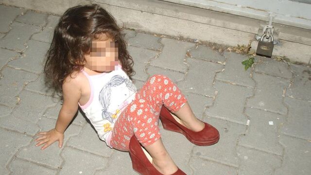 Babaları gelmeyince polis sahip çıktı